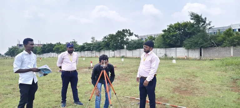 Surveying Instrument Practice - Rajeev Gandhi ITI Udgir